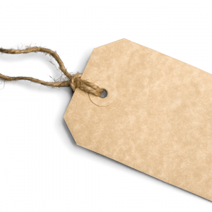 étiquette non adhésive